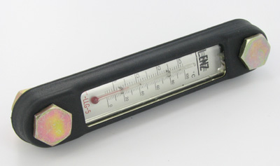 5" sight gauge w/thermometer