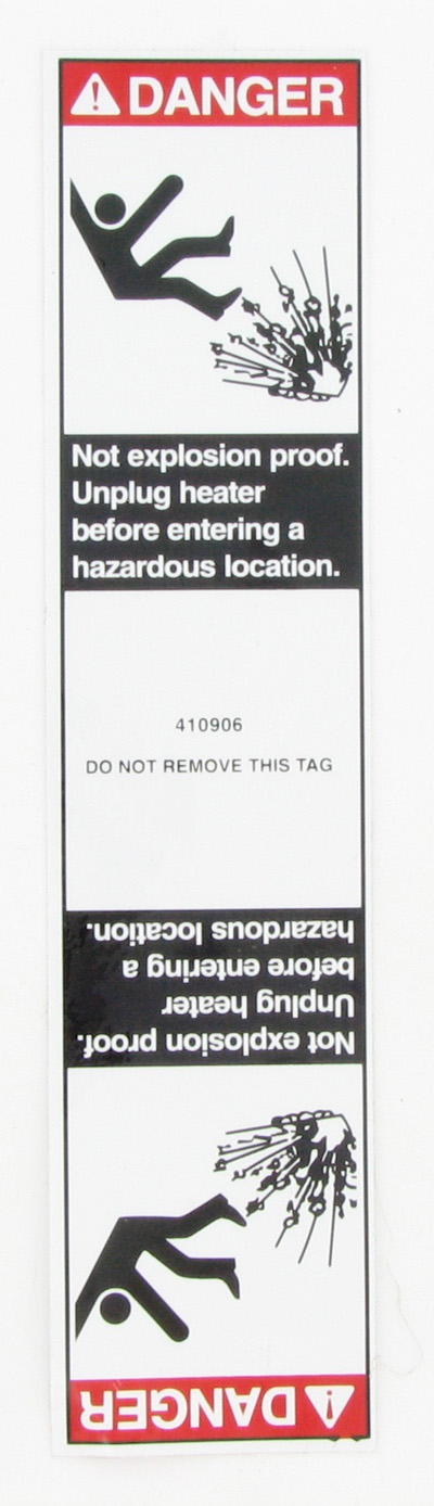 Dng not expln proof tag label