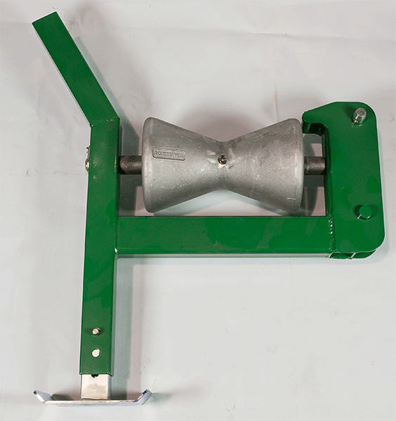 Stationary roller support assy